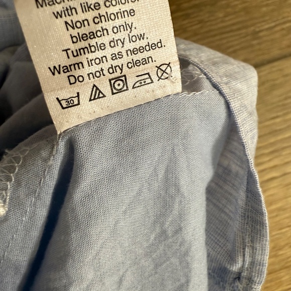 Madewell Bellflower Dress Size Size 6, Light Blue, Ruffle Sleeve, Midi Length - Picture 8 of 8